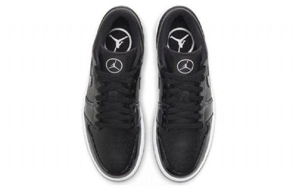 Nízké Retro Pánské Basketbalové Boty Nike Air Jordan 1 Černé
