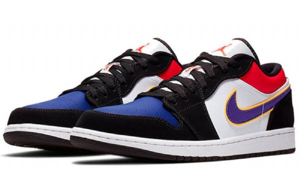 Nízké Retro Pánské Basketbalové Boty Nike Air Jordan 1 Černé