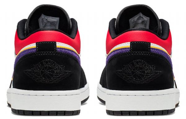 Nízké Retro Pánské Basketbalové Boty Nike Air Jordan 1 Černé