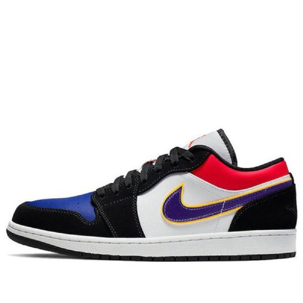 Nízké Retro Pánské Basketbalové Boty Nike Air Jordan 1 Černé