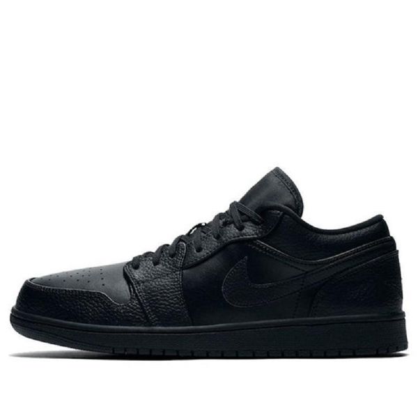 Nízké Retro Pánské Basketbalové Boty Nike Air Jordan 1 Černé