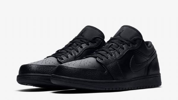 Nízké Trojité Boty Nike Air Jordan 1 Pro Ženy Černé