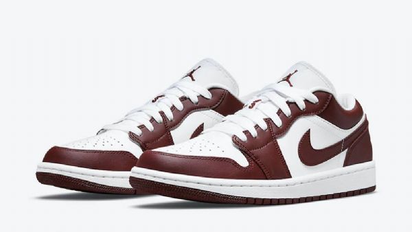 Nízké Týmové Boty Nike Air Jordan 1 Pro Muže Červenobílé