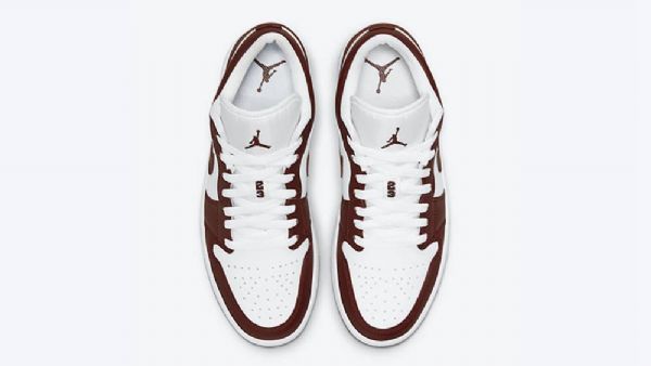 Nízké Týmové Boty Nike Air Jordan 1 Pro Muže Červenobílé