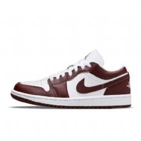 Nízké Týmové Boty Nike Air Jordan 1 Pro Ženy Červenobílé