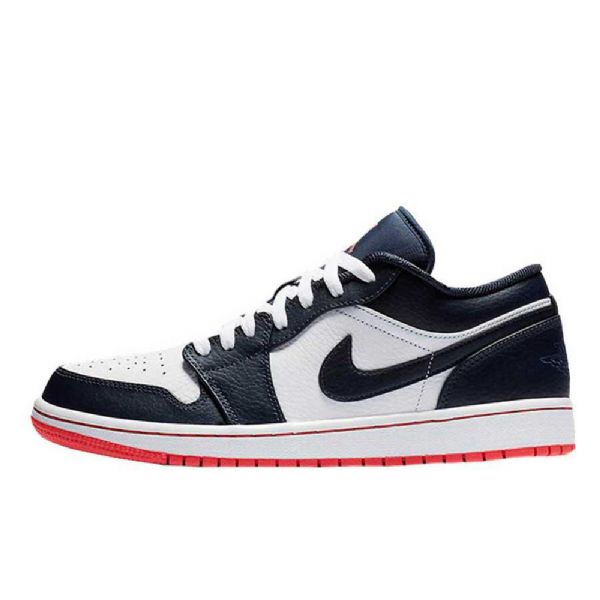 Obsidiánové Boty Nike Air Jordan 1 Nízké Pro Muže Tmavě Modrá Bílý