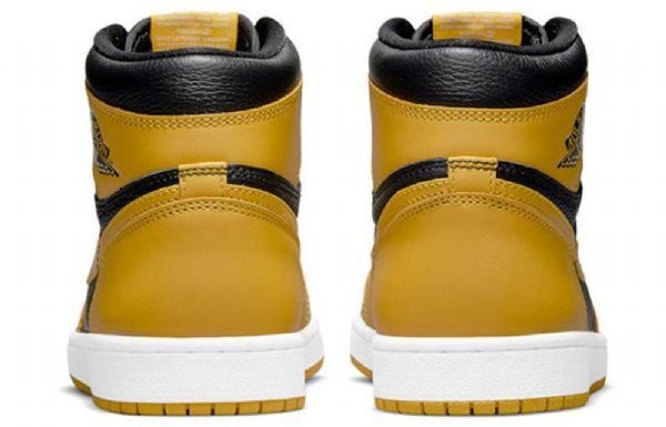 Pánské Basketbalové Boty Nike Air Jordan 1 High Tops Retro Og Žlutá Bílá