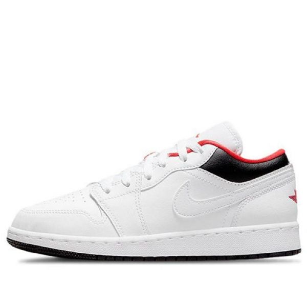 Pánské Basketbalové Boty Nike Air Jordan 1 Low Tops Gs Červený Bílý