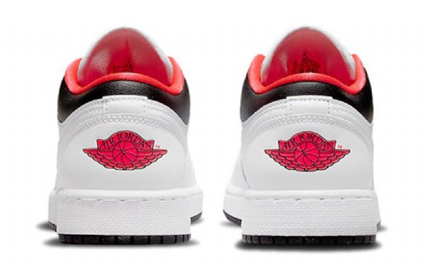 Pánské Basketbalové Boty Nike Air Jordan 1 Low Tops Gs Červený Bílý