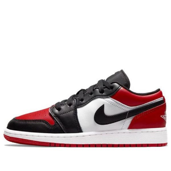 Pánské Basketbalové Boty Nike Air Jordan 1 Low Tops Gs Červený Černá Bílý