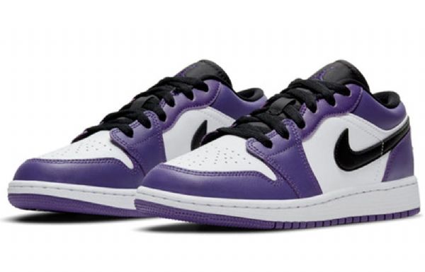 Pánské Basketbalové Boty Nike Air Jordan 1 Low Tops Gs Fialové