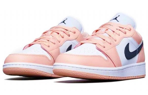 Pánské Basketbalové Boty Nike Air Jordan 1 Low Tops Gs Světle Růžové