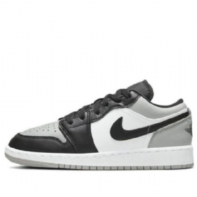 Pánské Basketbalové Boty Nike Air Jordan 1 Low Tops Gs Světle Šedé