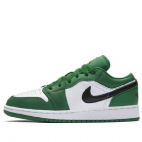 Pánské Basketbalové Boty Nike Air Jordan 1 Low Tops Gs Zelené