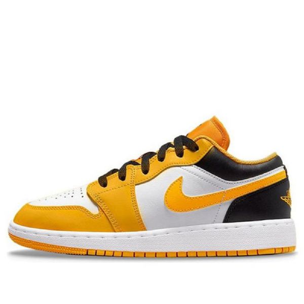 Pánské Basketbalové Boty Nike Air Jordan 1 Low Tops Gs Zlato Bílá