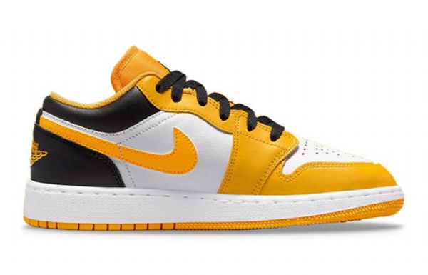 Pánské Basketbalové Boty Nike Air Jordan 1 Low Tops Gs Zlato Bílá