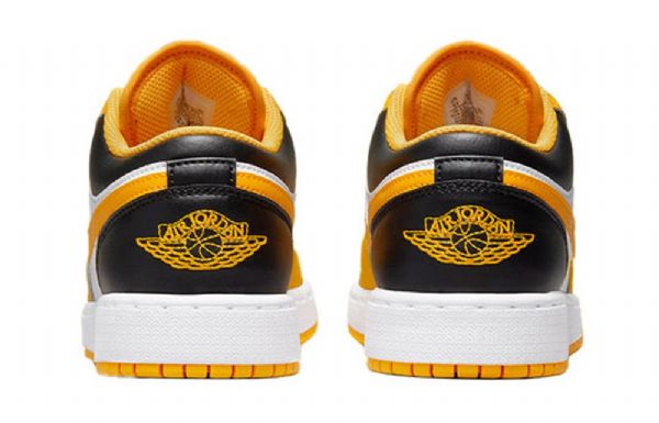 Pánské Basketbalové Boty Nike Air Jordan 1 Low Tops Gs Zlato Bílá