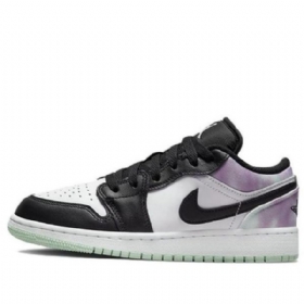 Pánské Basketbalové Boty Nike Air Jordan 1 Low Tops Se Gs Černá Bílá Modrá
