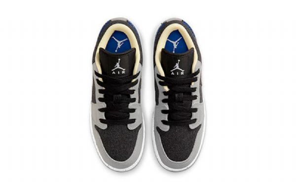 Pánské Basketbalové Boty Nike Air Jordan 1 Low Tops Se Gs Šedé