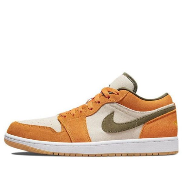 Pánské Basketbalové Boty Nike Air Jordan 1 Low Tops Se Retro Oranžová