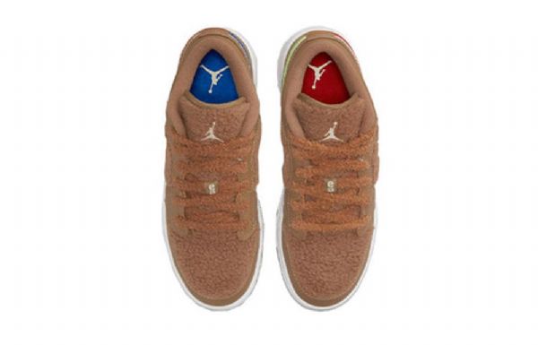Pánské Basketbalové Boty Nike Air Jordan 1 Low Tops Utility Gs Hnědé
