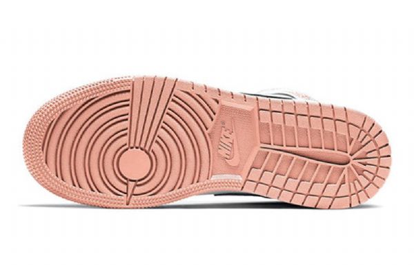 Pánské Basketbalové Boty Nike Air Jordan 1 Mid Tops Gs Bílá Oranžová