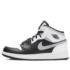 Pánské Basketbalové Boty Nike Air Jordan 1 Mid Tops Gs Bílé