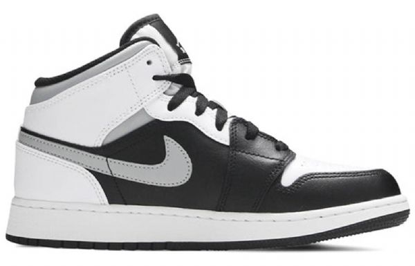 Pánské Basketbalové Boty Nike Air Jordan 1 Mid Tops Gs Bílé