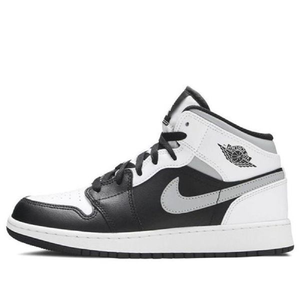 Pánské Basketbalové Boty Nike Air Jordan 1 Mid Tops Gs Bílé