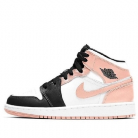 Pánské Basketbalové Boty Nike Air Jordan 1 Mid Tops Gs Černá Coral
