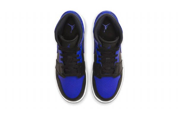 Pánské Basketbalové Boty Nike Air Jordan 1 Mid Tops Gs Černá Modrý