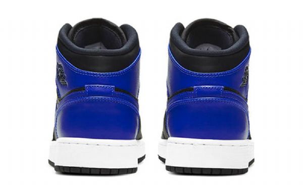 Pánské Basketbalové Boty Nike Air Jordan 1 Mid Tops Gs Černá Modrý