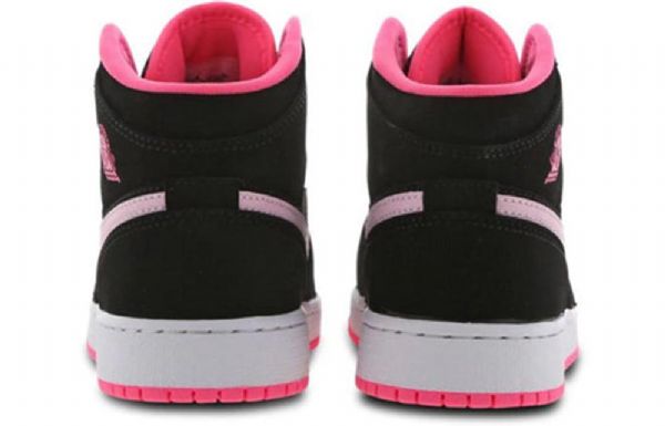 Pánské Basketbalové Boty Nike Air Jordan 1 Mid Tops Gs Černá Růžový