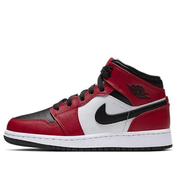 Pánské Basketbalové Boty Nike Air Jordan 1 Mid Tops Gs Černé