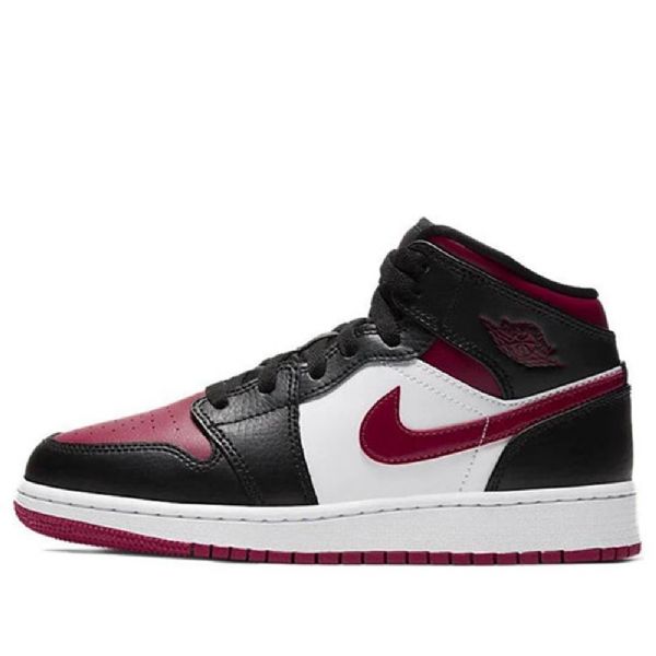 Pánské Basketbalové Boty Nike Air Jordan 1 Mid Tops Gs Červené