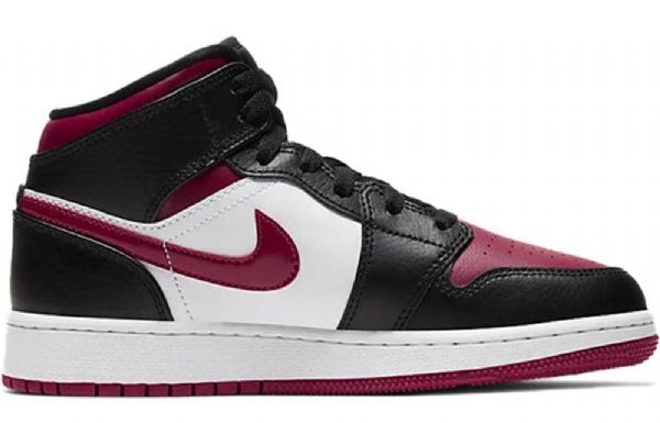 Pánské Basketbalové Boty Nike Air Jordan 1 Mid Tops Gs Červené