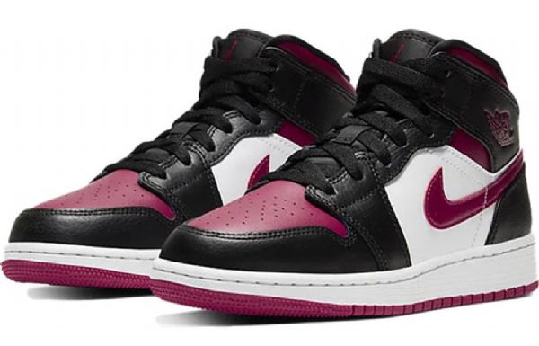 Pánské Basketbalové Boty Nike Air Jordan 1 Mid Tops Gs Červené