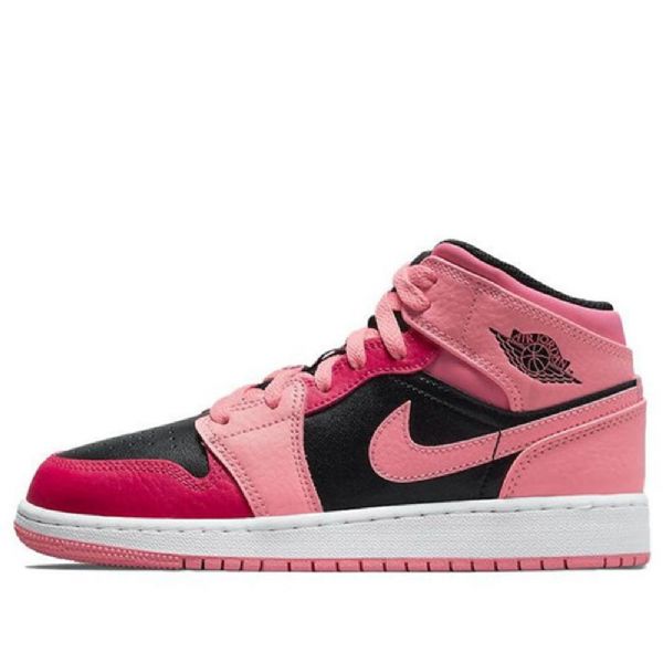 Pánské Basketbalové Boty Nike Air Jordan 1 Mid Tops Gs Coral