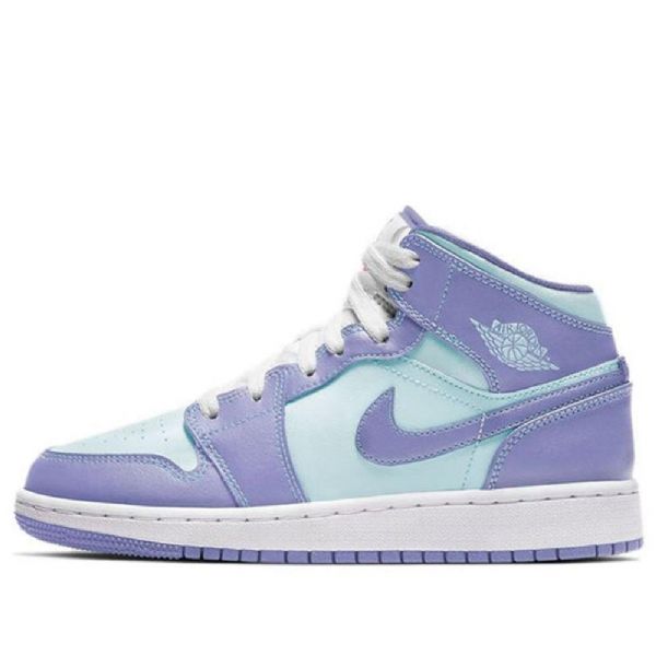 Pánské Basketbalové Boty Nike Air Jordan 1 Mid Tops Gs Fialové