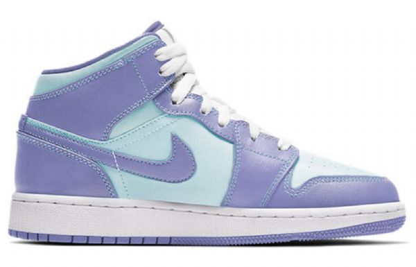 Pánské Basketbalové Boty Nike Air Jordan 1 Mid Tops Gs Fialové