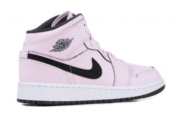 Pánské Basketbalové Boty Nike Air Jordan 1 Mid Tops Gs Růžové
