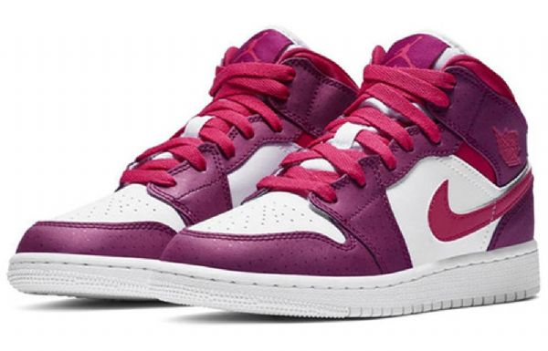 Pánské Basketbalové Boty Nike Air Jordan 1 Mid Tops Gs Růžové
