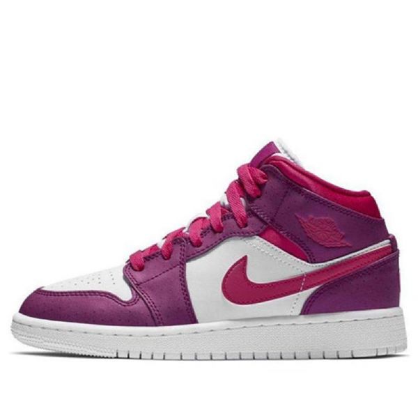 Pánské Basketbalové Boty Nike Air Jordan 1 Mid Tops Gs Růžové