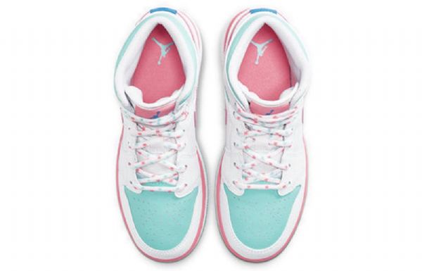 Pánské Basketbalové Boty Nike Air Jordan 1 Mid Tops Gs Růžové