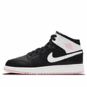 Pánské Basketbalové Boty Nike Air Jordan 1 Mid Tops Gs Růžově Fialové