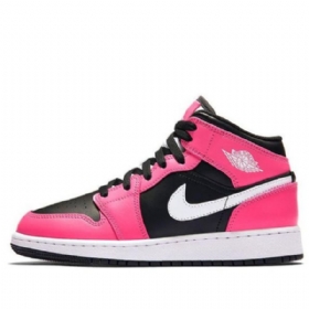 Pánské Basketbalové Boty Nike Air Jordan 1 Mid Tops Gs Růžovýsicle
