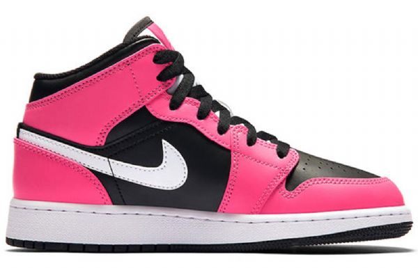 Pánské Basketbalové Boty Nike Air Jordan 1 Mid Tops Gs Růžovýsicle