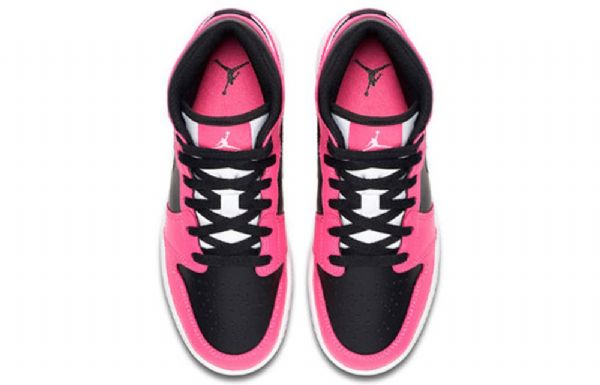 Pánské Basketbalové Boty Nike Air Jordan 1 Mid Tops Gs Růžovýsicle