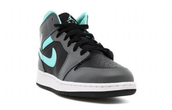 Pánské Basketbalové Boty Nike Air Jordan 1 Mid Tops Gs Šedé