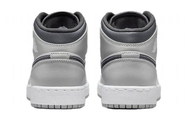 Pánské Basketbalové Boty Nike Air Jordan 1 Mid Tops Gs Světle Šedé